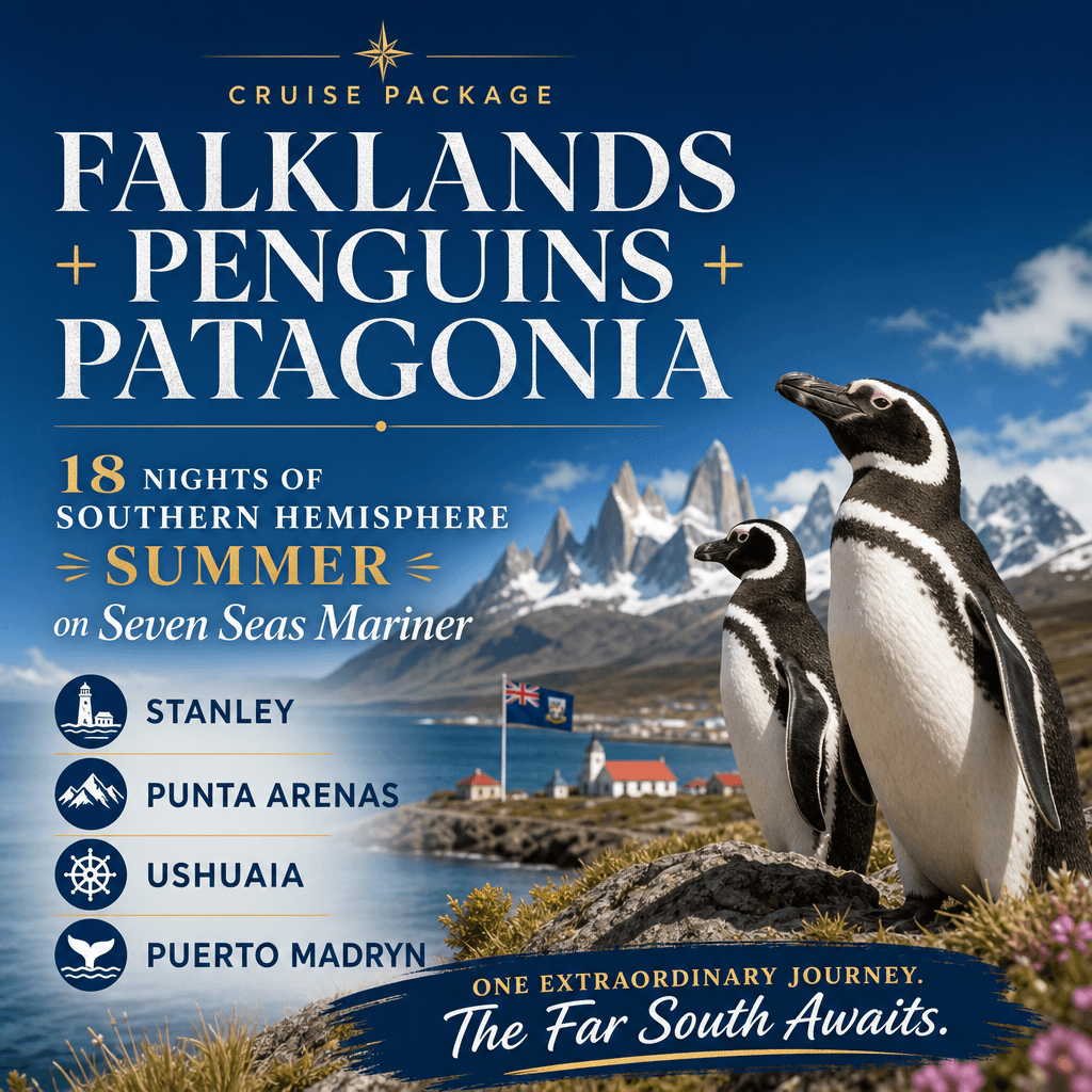 Falklands + Penguins + Patagonia