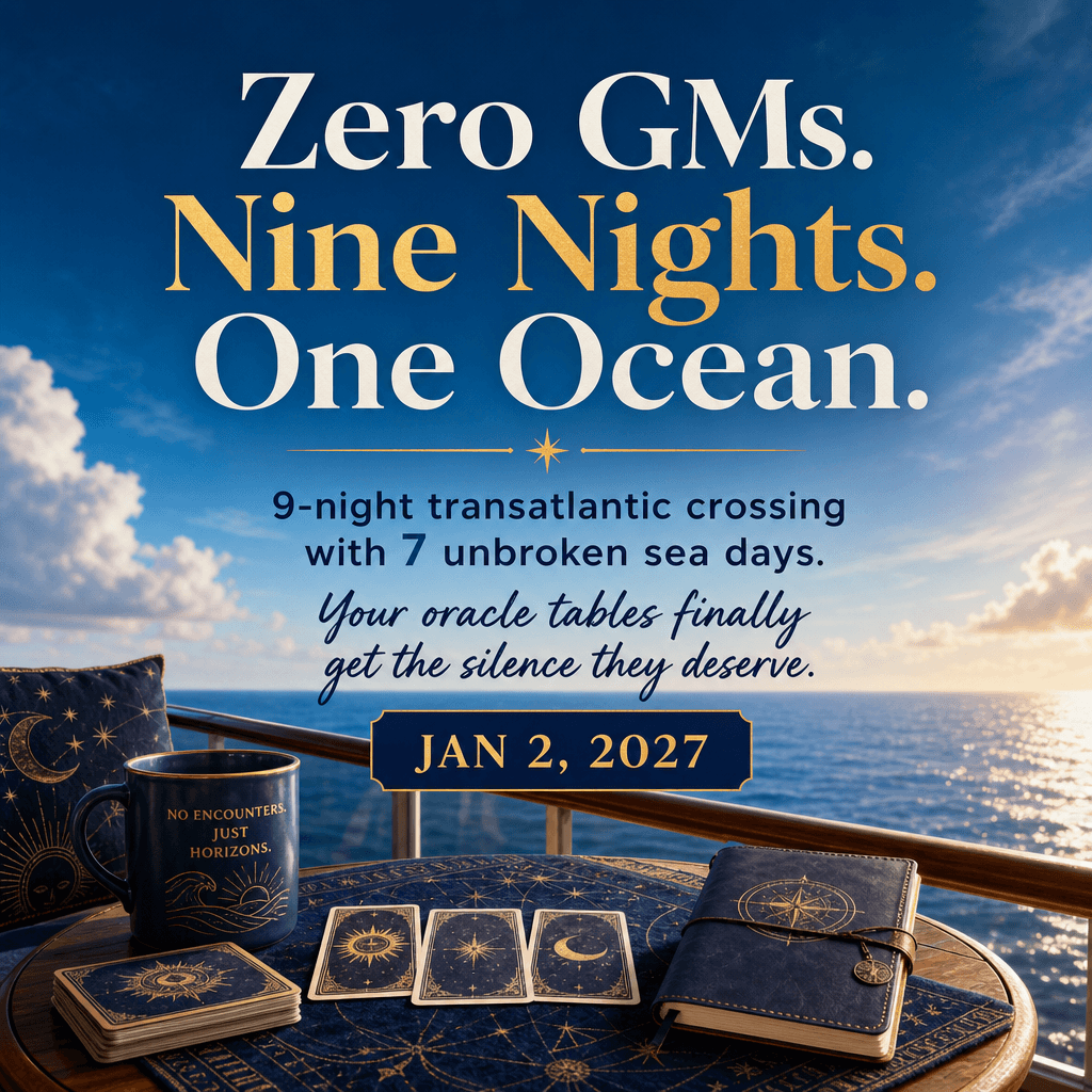 Zero GMs. Nine Nights. One Ocean.