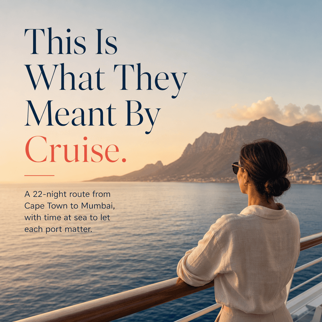 This Is What They Meant By Cruise.