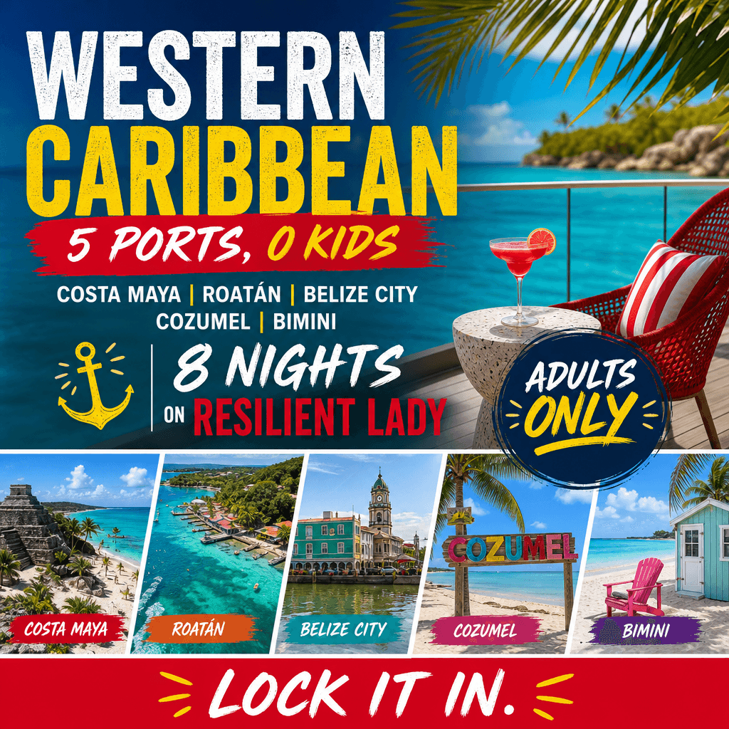 Western Caribbean, 5 Ports, 0 Kids