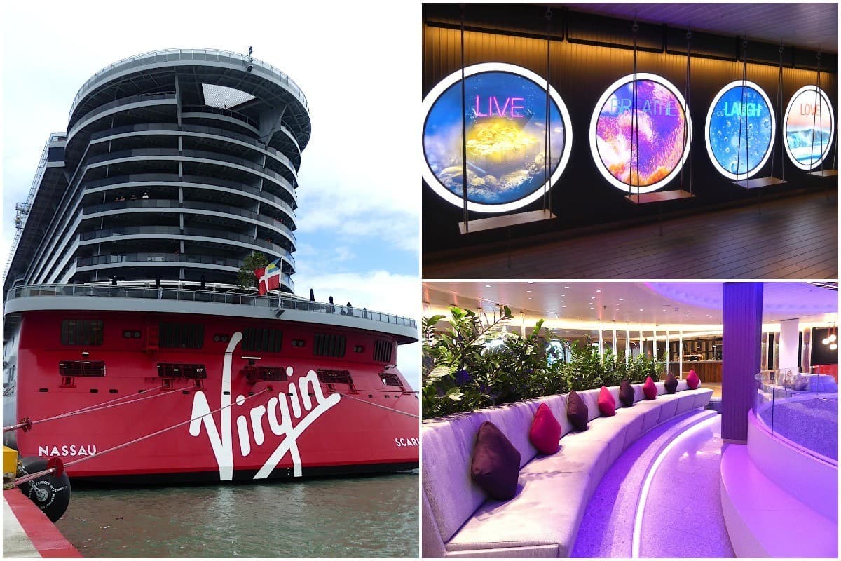 Atrium aboard the ship